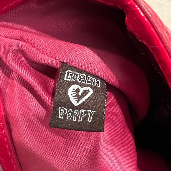 Coach Poppy Cherry Red Tote - Picture 13 of 14